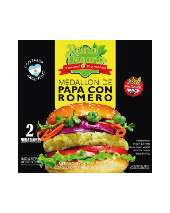Medallon de papa con romero
